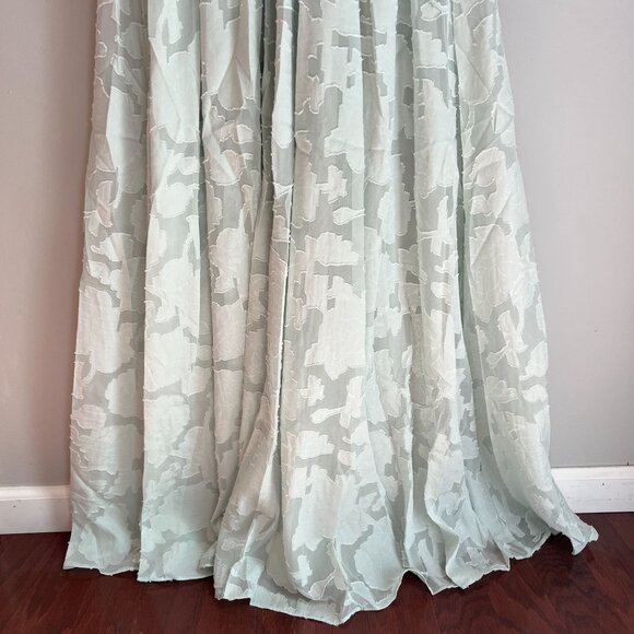 Lulus Sweet Sophistication Sage Green Burn Out Floral Maxi Dress Xtra Small - Picture 5 of 10